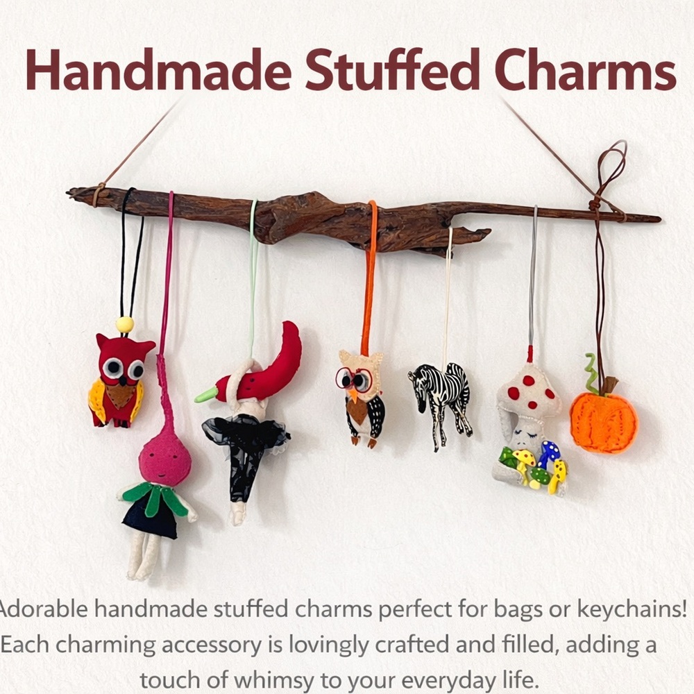 Handmade Stuffed Charms
